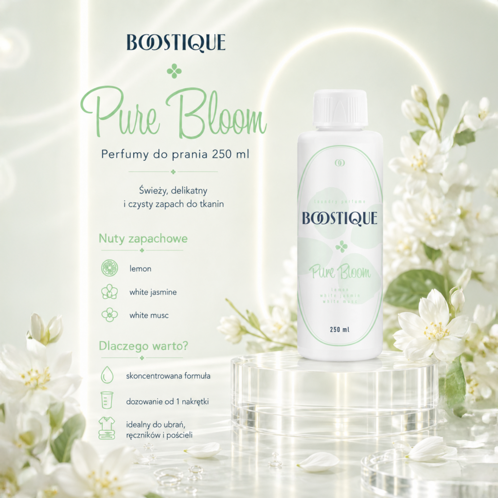 Perfumy do prania | Pure Bloom | Boostique 3 Pure Bloom perfumy do prania